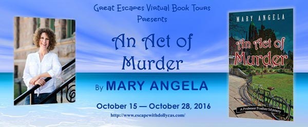 An Act of Murder by Mary Angela: book tour banner