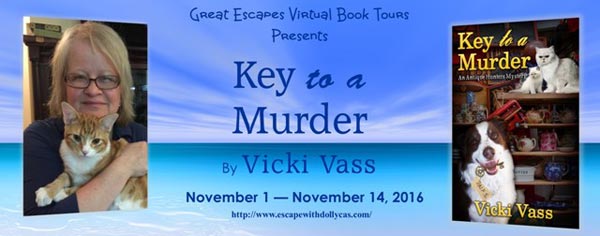 key to a Murder by Vicki Vass - banner