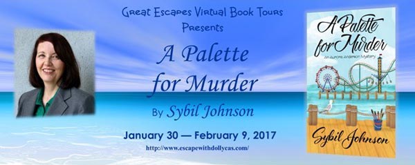 A Palette for Murder by Sybil Johnson - banner