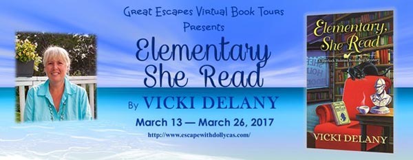 Elementary She Read by Vicki Delany - banner