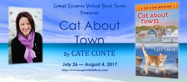 Cat About Town: A Cat Cafe Mystery - banner