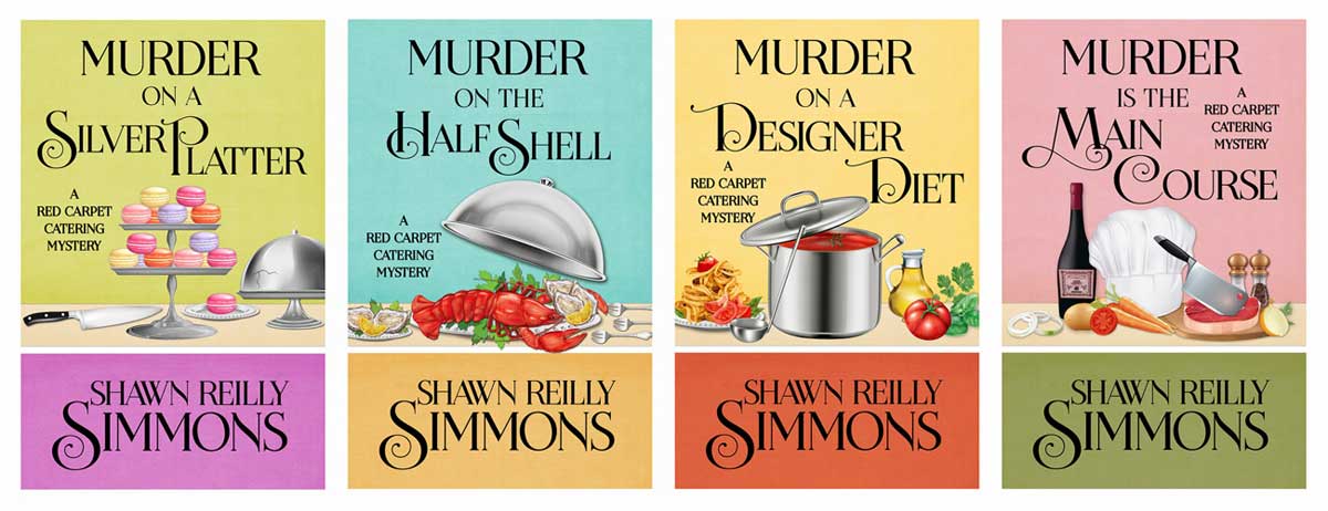 Red Carpet Catering Mystery series by Shawn Reilly Simmons - banner 